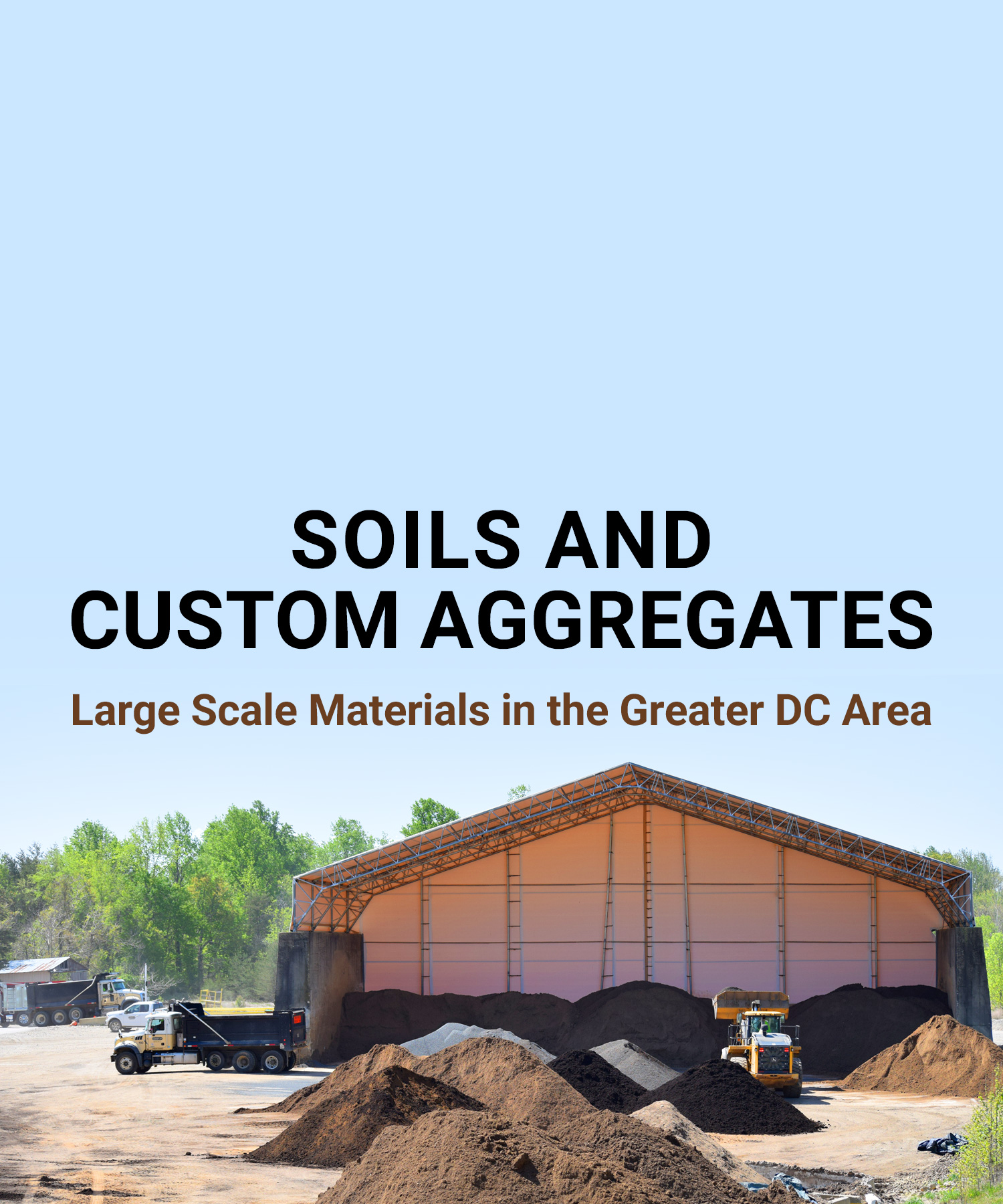 Renard Lakes - Soils and Custom Aggregates on a large scale in the greater DC area